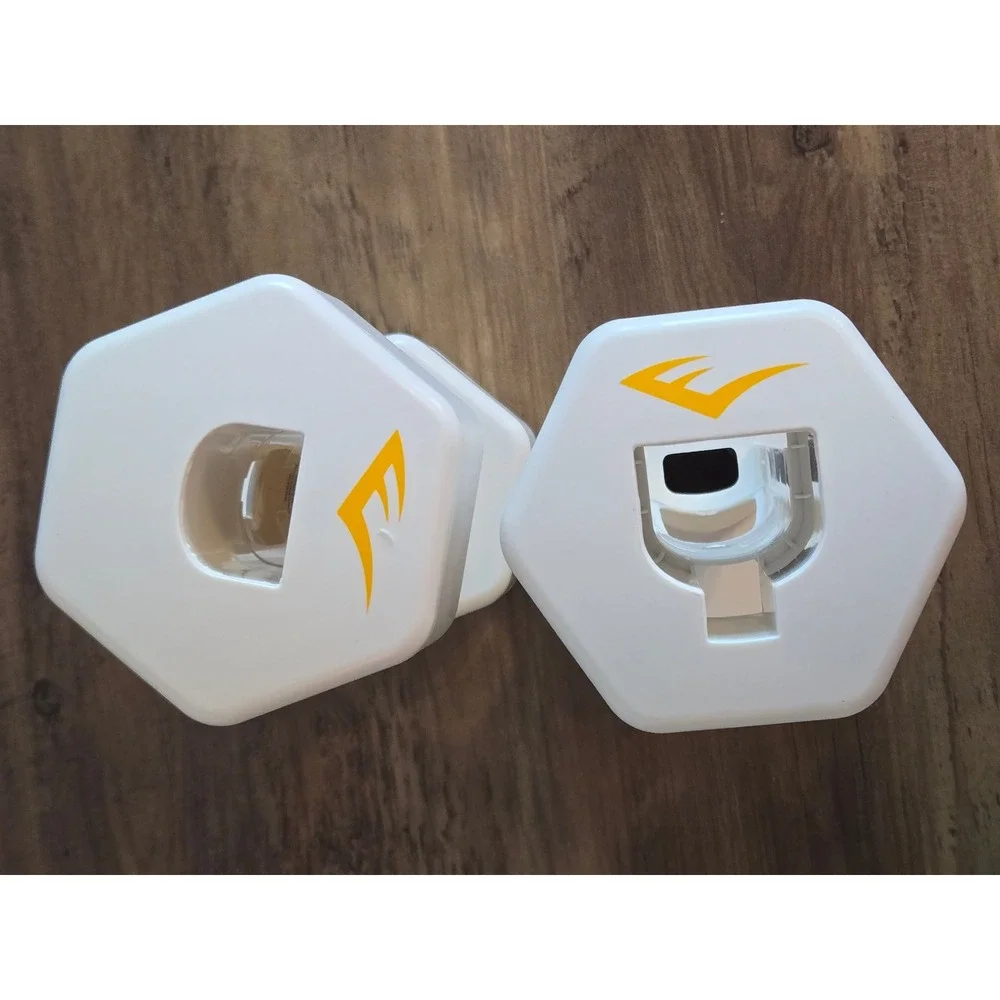Everlast 2lb Dumbbells for Nintendo Wii Fit White Weighted Controller Shells 2pk